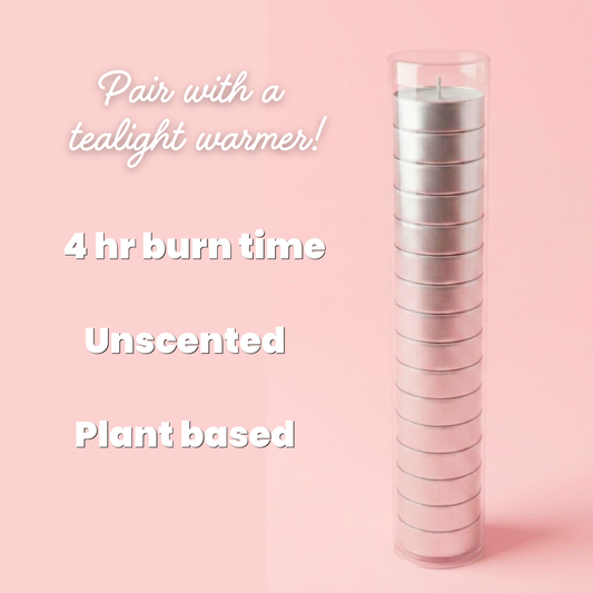 16 Pack Unscented Tealight Candles