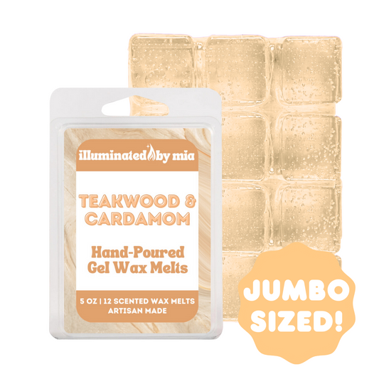 Jumbo Sized Teakwood & Cardamom Wax Melts
