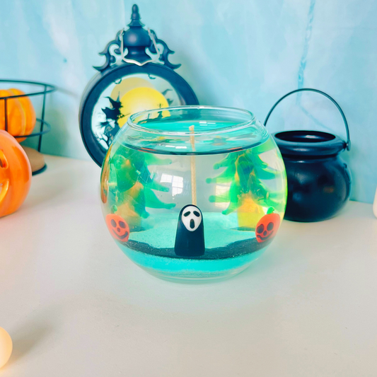 Halloween Scream Candle