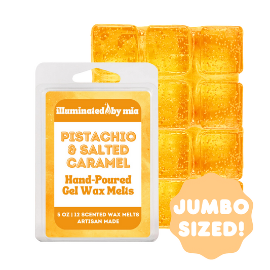 Jumbo Sized Pistachio & Salted Caramel Wax Melts