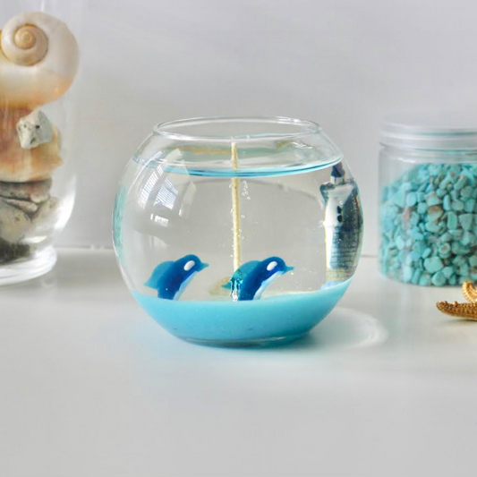 Dolphin Play Candle