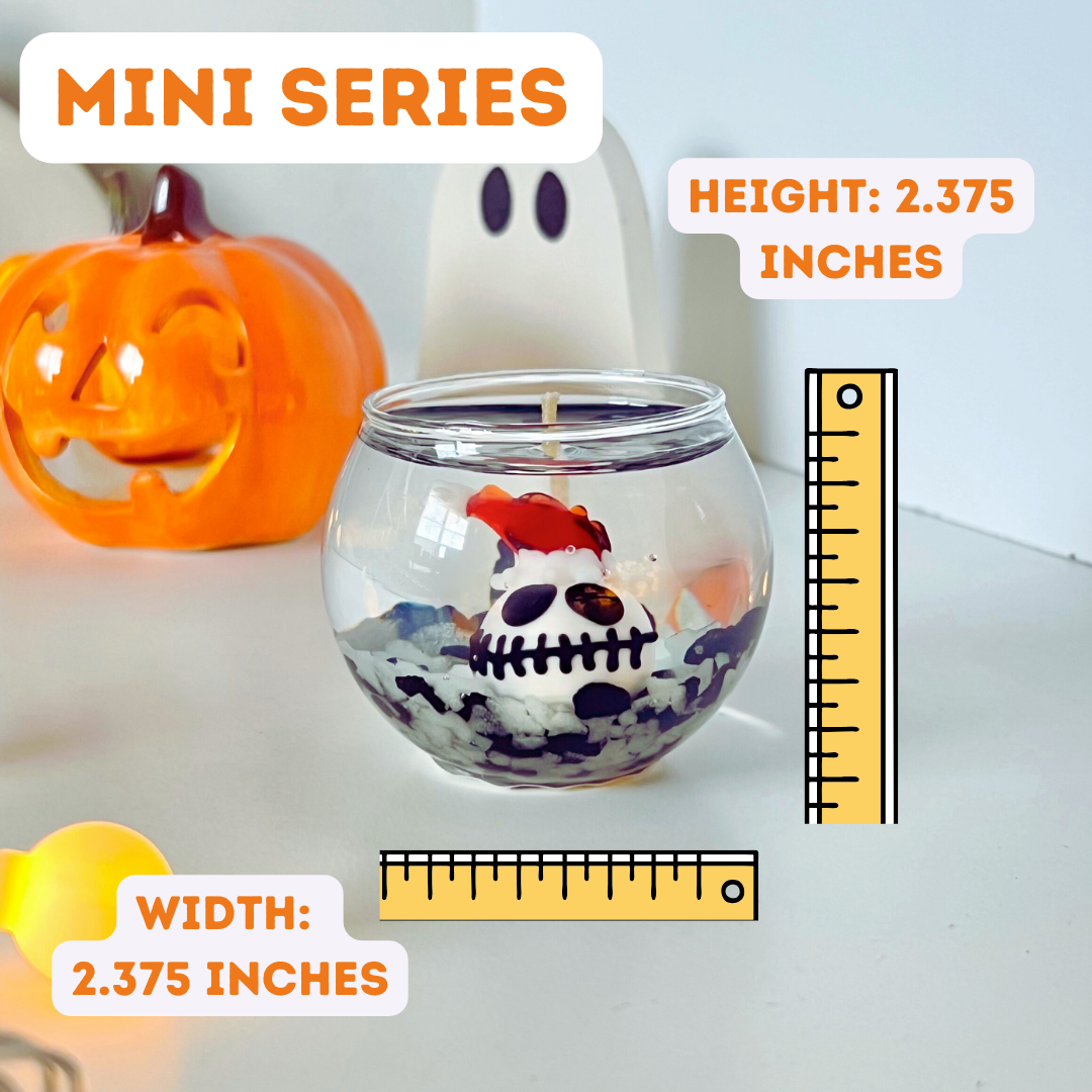 Mini Glow-in-the-Dark Halloween Nightmare Candles