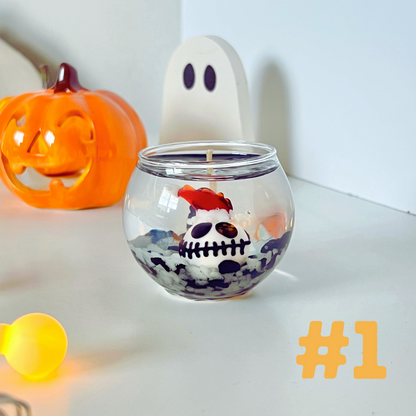 Mini Glow-in-the-Dark Halloween Nightmare Candles