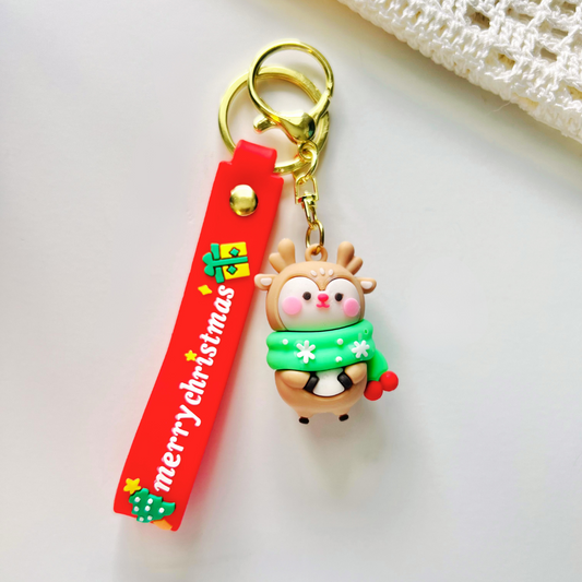 Free Gift Christmas Elk Keychain