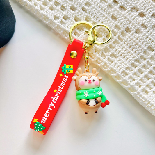 Free Gift Christmas Elk Keychain