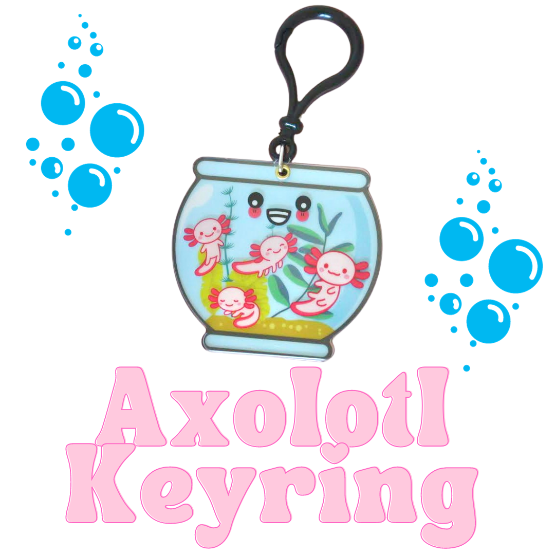 Axolotl Keyring 