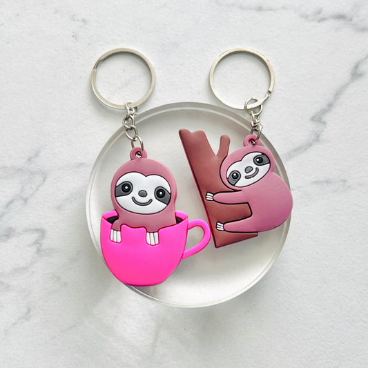 Mini Sloth Keychain