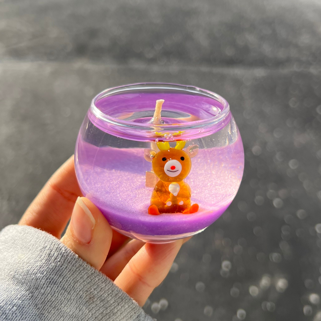 MINI Reindeer Animal Friends Candle