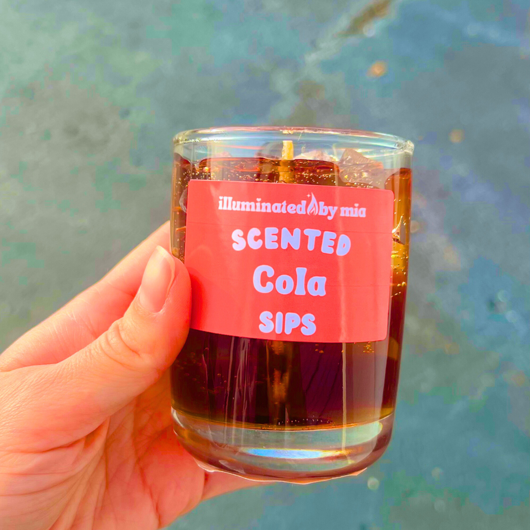 8 oz Scented Sips Cola Candle