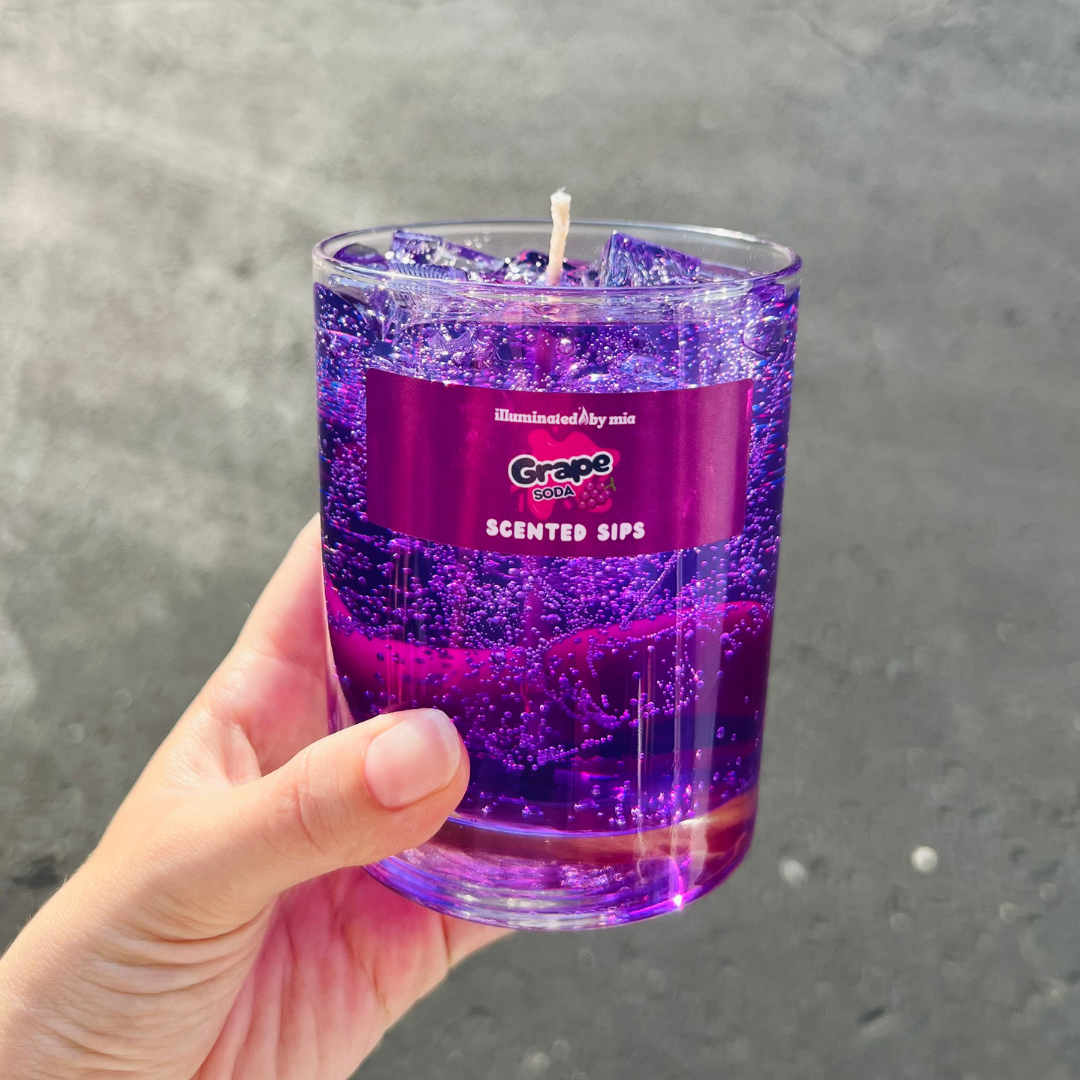 Scented Sips Grape Soda Candle