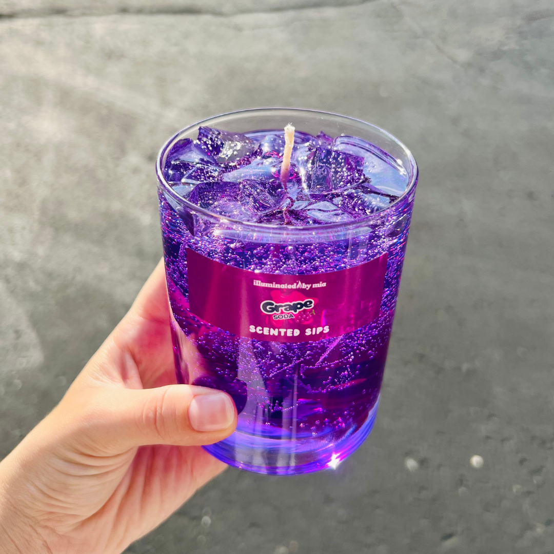 Scented Sips Grape Soda Candle