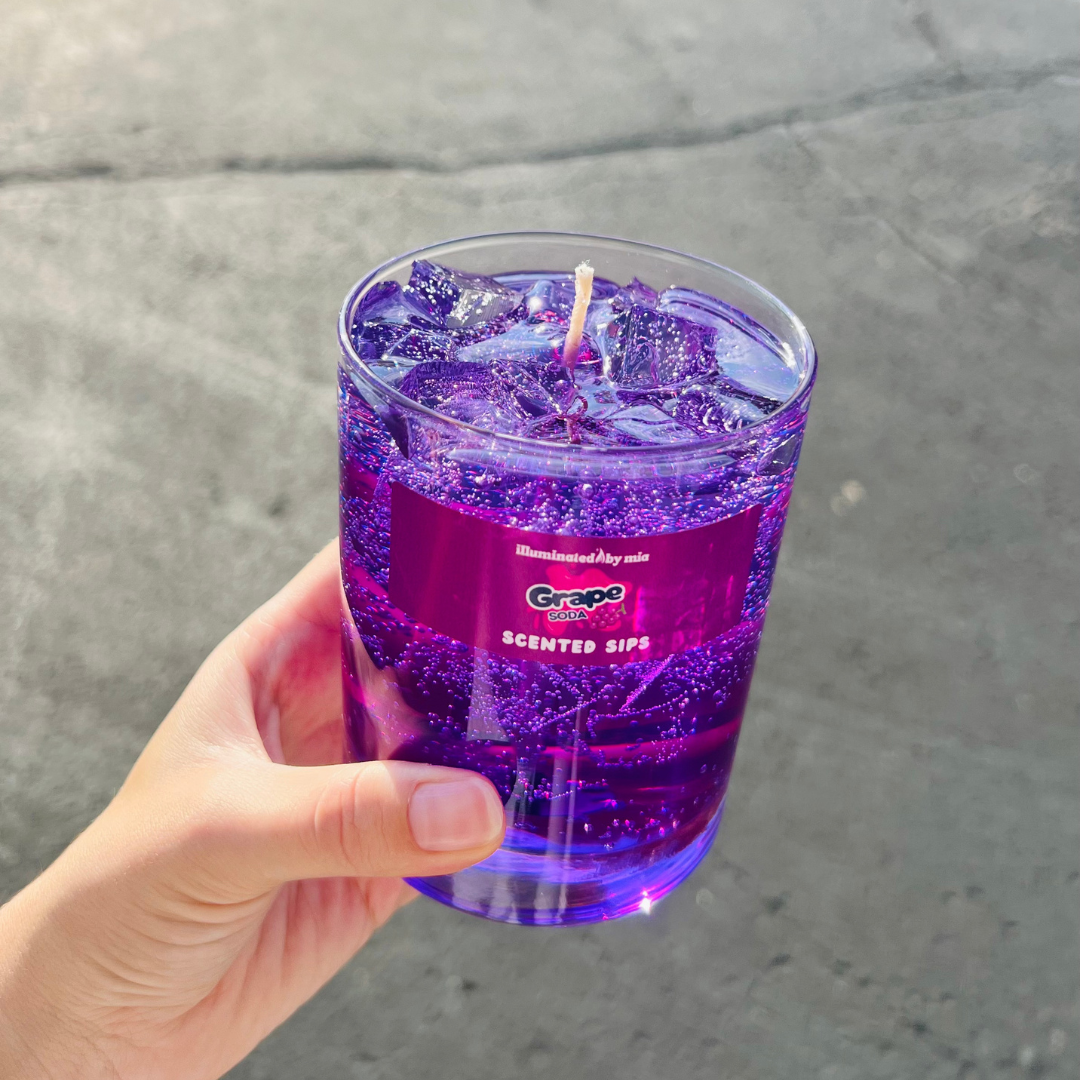 Scented Sips Grape Soda Candle