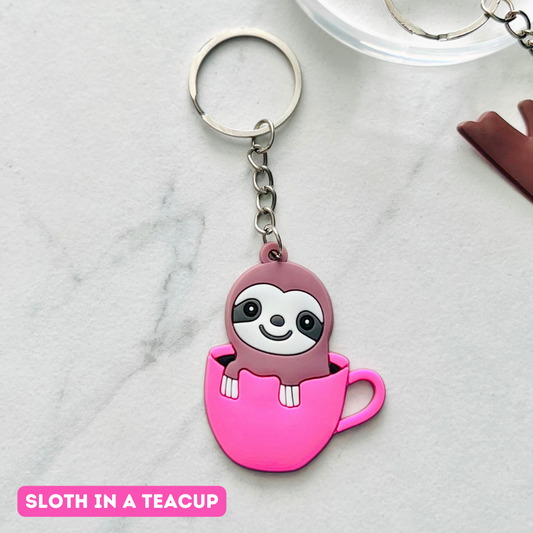 Mini Sloth Keychain