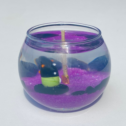 Mini Halloween Friends Witch's Hat Candle