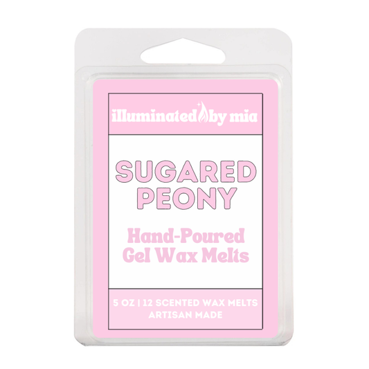 Jumbo Sized Sugared Peony Wax Melts