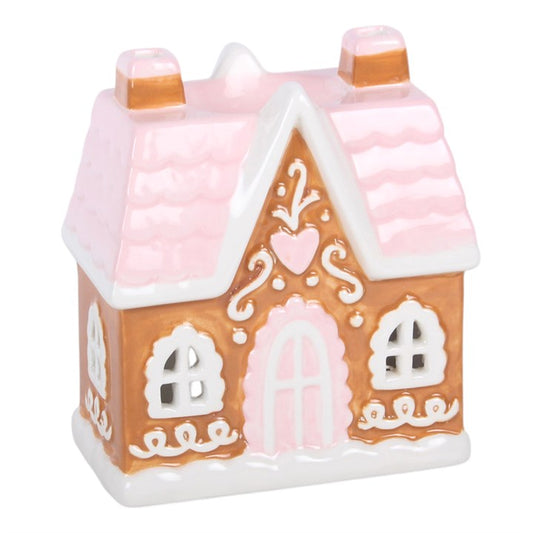 Sugarplum Gingerbread House Tealight Wax Warmer
