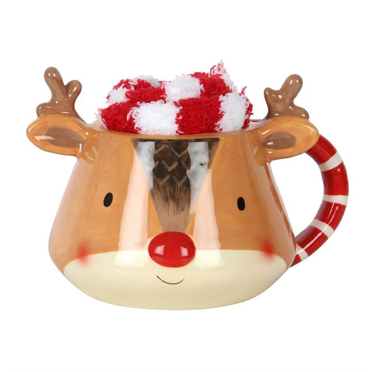 Free Gift Reindeer Mug & Socks