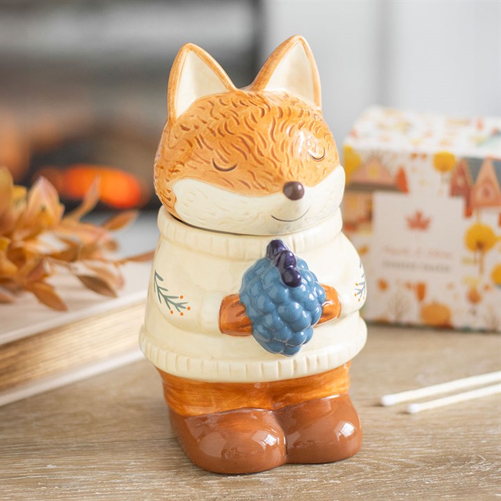 Sweater Fox Tealight Wax Warmer