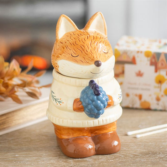 Sweater Fox Tealight Wax Warmer