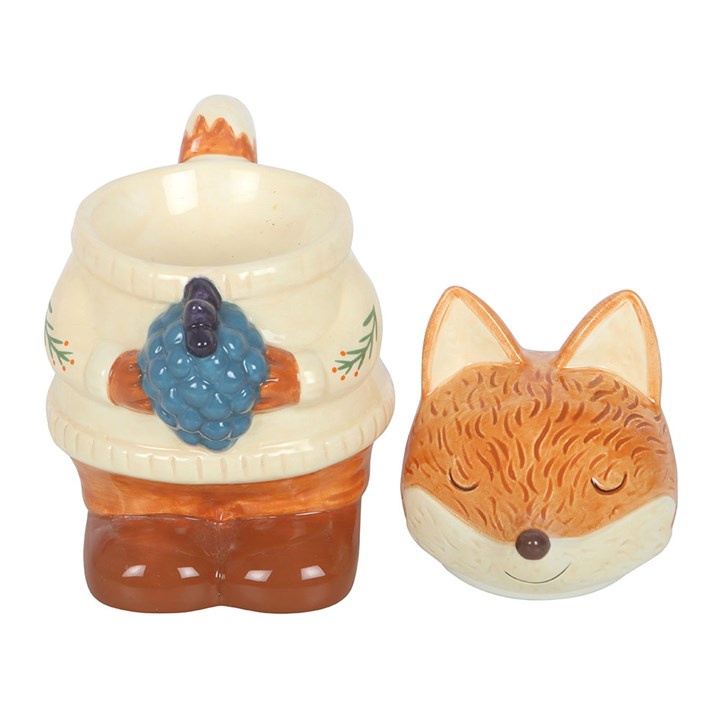 Sweater Fox Tealight Wax Warmer