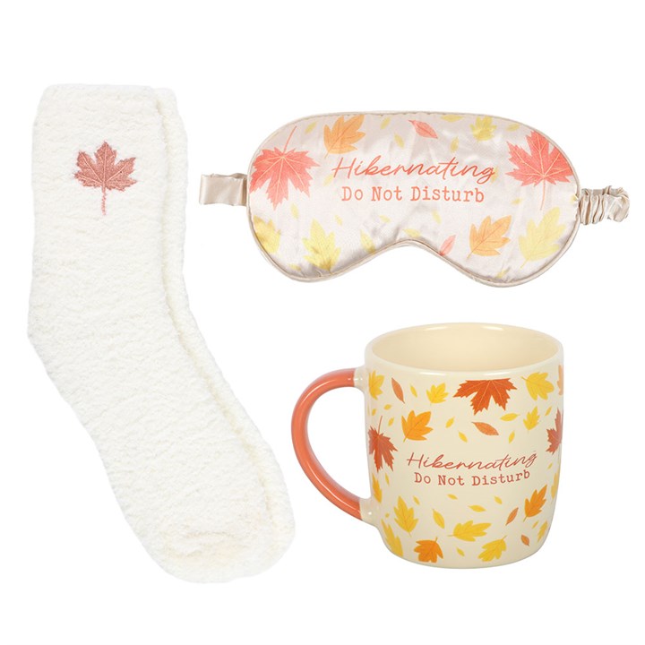 Free Gift Autumn Hibernation Kit with Mug, Socks and Eye Mask