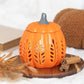 Orange Leaf Cut Out Pumpkin Tealight Wax Warmer