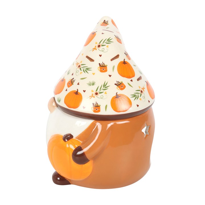Pumpkin Gnome Tealight Wax Warmer