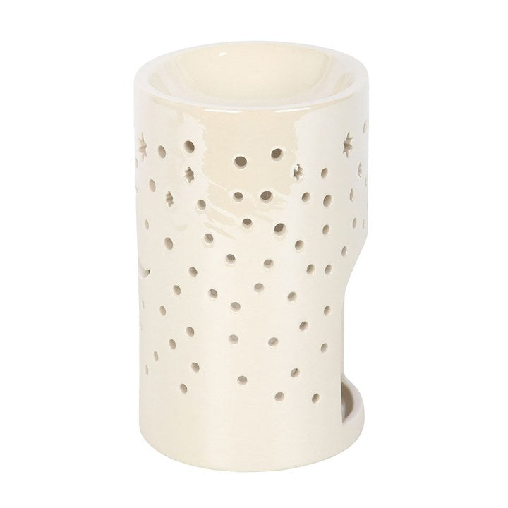 Iridescent White Moon Tealight Wax Warmer