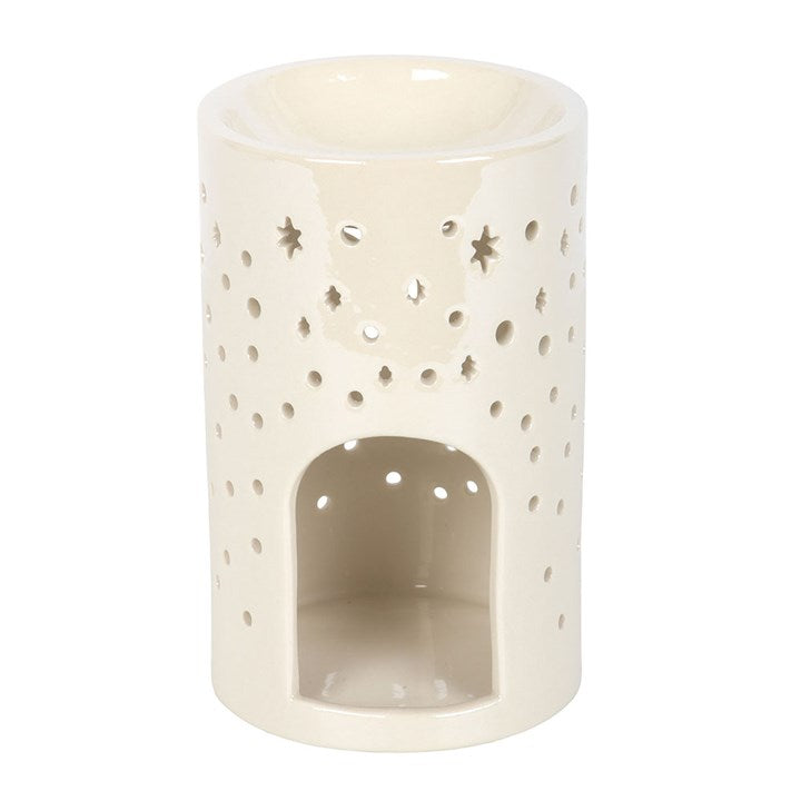 Iridescent White Moon Tealight Wax Warmer