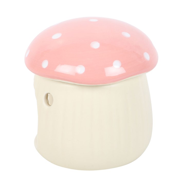 Pink Mushroom Tealight Wax Warmer