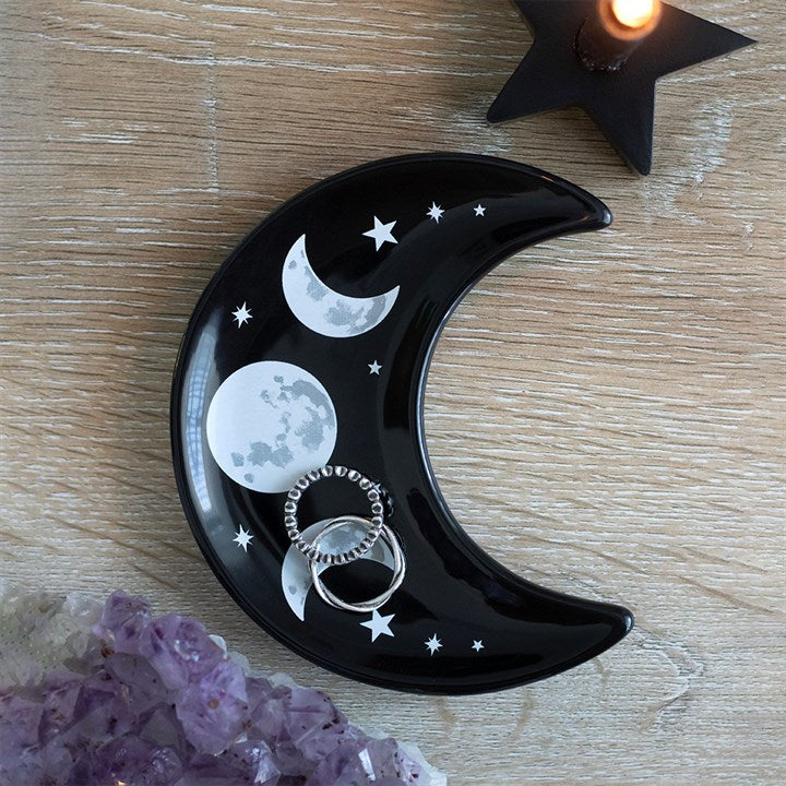 Free Gift Crescent Moon Trinket Dish