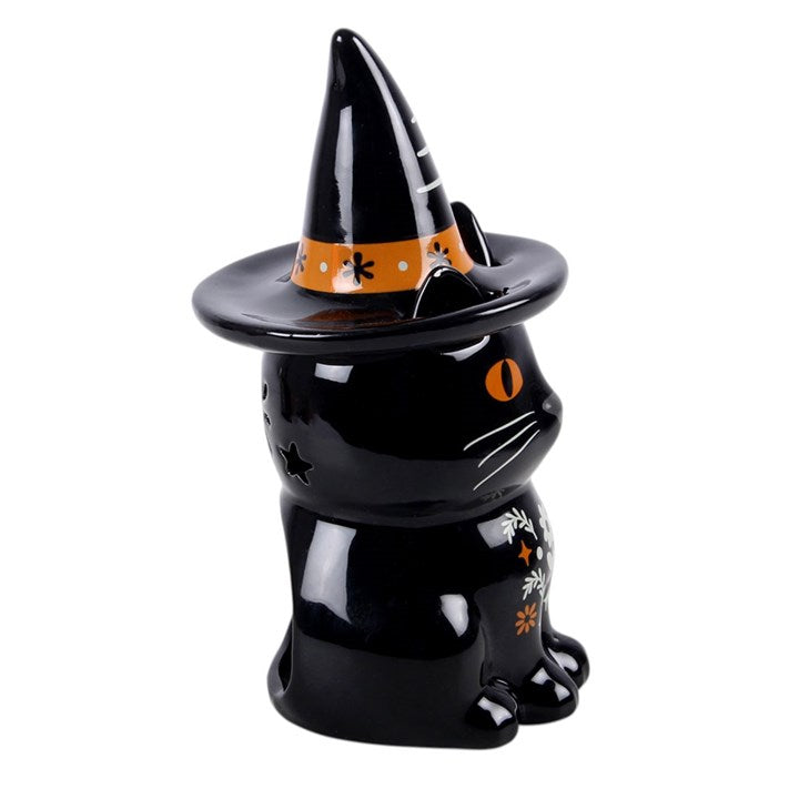 Frightful Folk Black Cat Tealight Wax Warmer