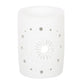 White Sun and Moon Cut Out Tealight Wax Warmer