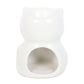 White Happy Cat Tealight Wax Warmer