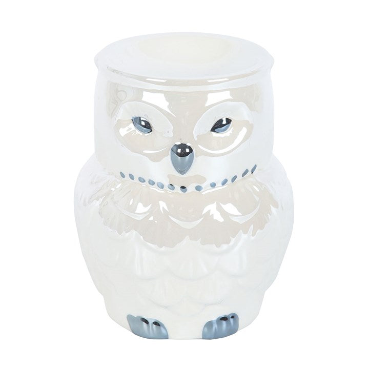 Iridescent Owl Tealight Wax Warmer