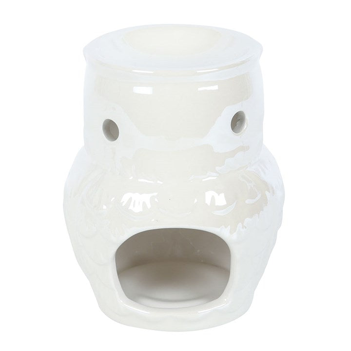 Iridescent Owl Tealight Wax Warmer