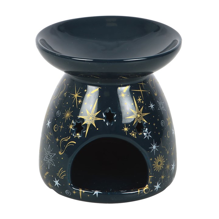 Blue Starry Night Tealight Wax Warmer