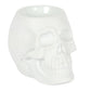 White Skull Tealight Wax Warmer