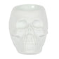 White Skull Tealight Wax Warmer