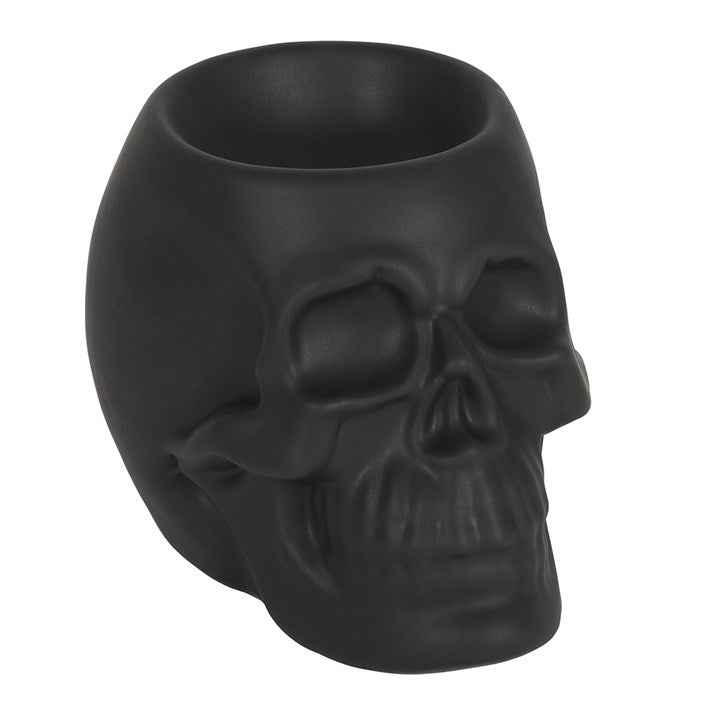 Black Skull Tealight Wax Warmer