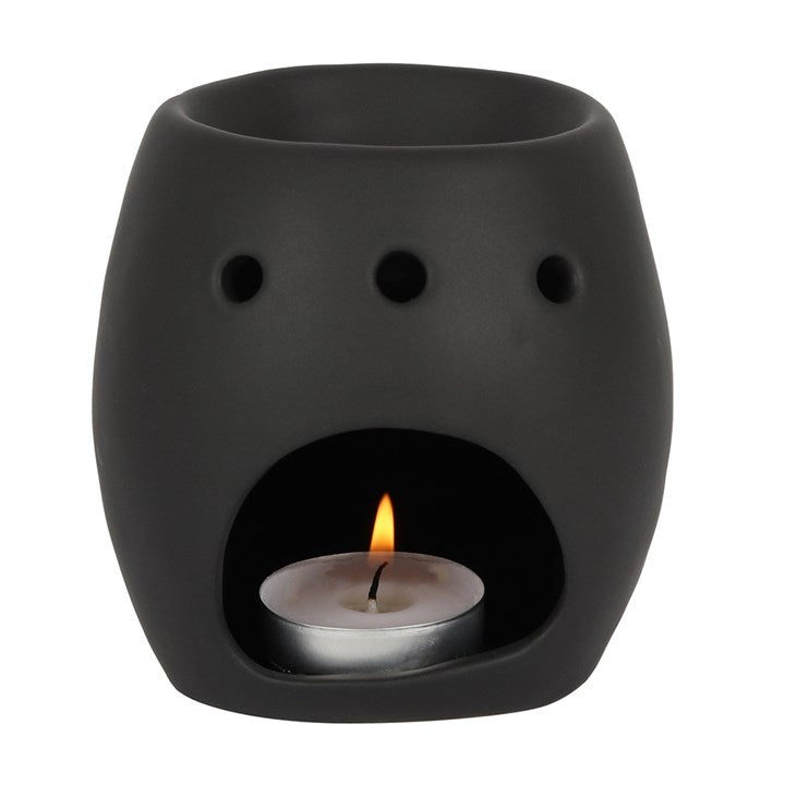 Black Skull Tealight Wax Warmer