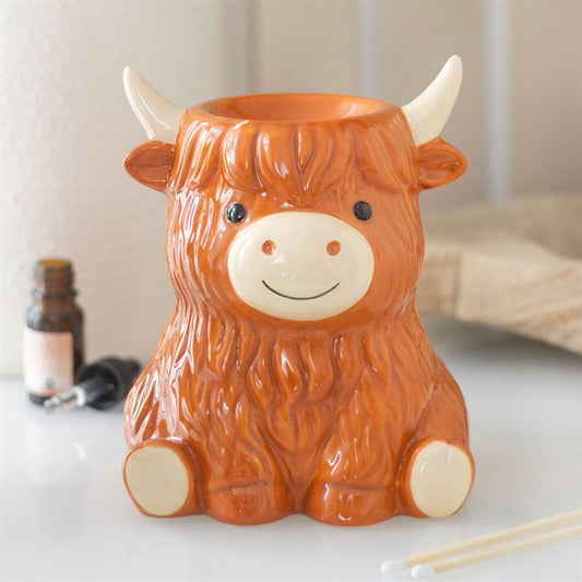Highland Cow Tealight Wax Warmer