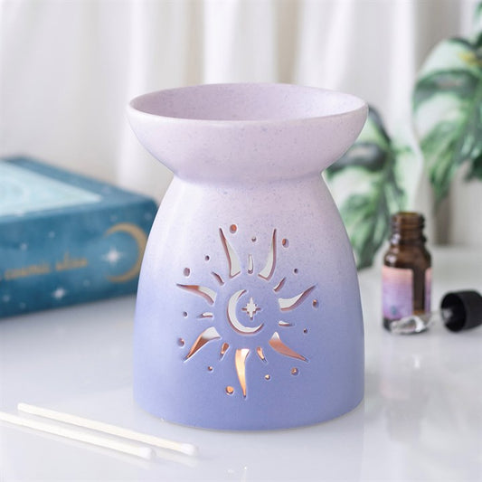 Purple Sun Cut Out Tealight Wax Warmer