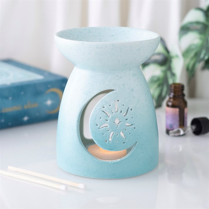 Blue Moon Cut Out Tealight Wax Warmer