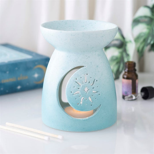Blue Moon Cut Out Tealight Wax Warmer