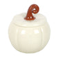 White Curly Pumpkin Tealight Wax Warmer