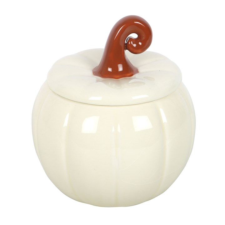 White Curly Pumpkin Tealight Wax Warmer