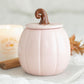 Pink Curly Pumpkin Tealight Wax Warmer