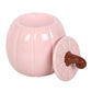 Pink Curly Pumpkin Tealight Wax Warmer