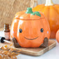 Cute Smiling Pumpkin Tealight Wax Warmer